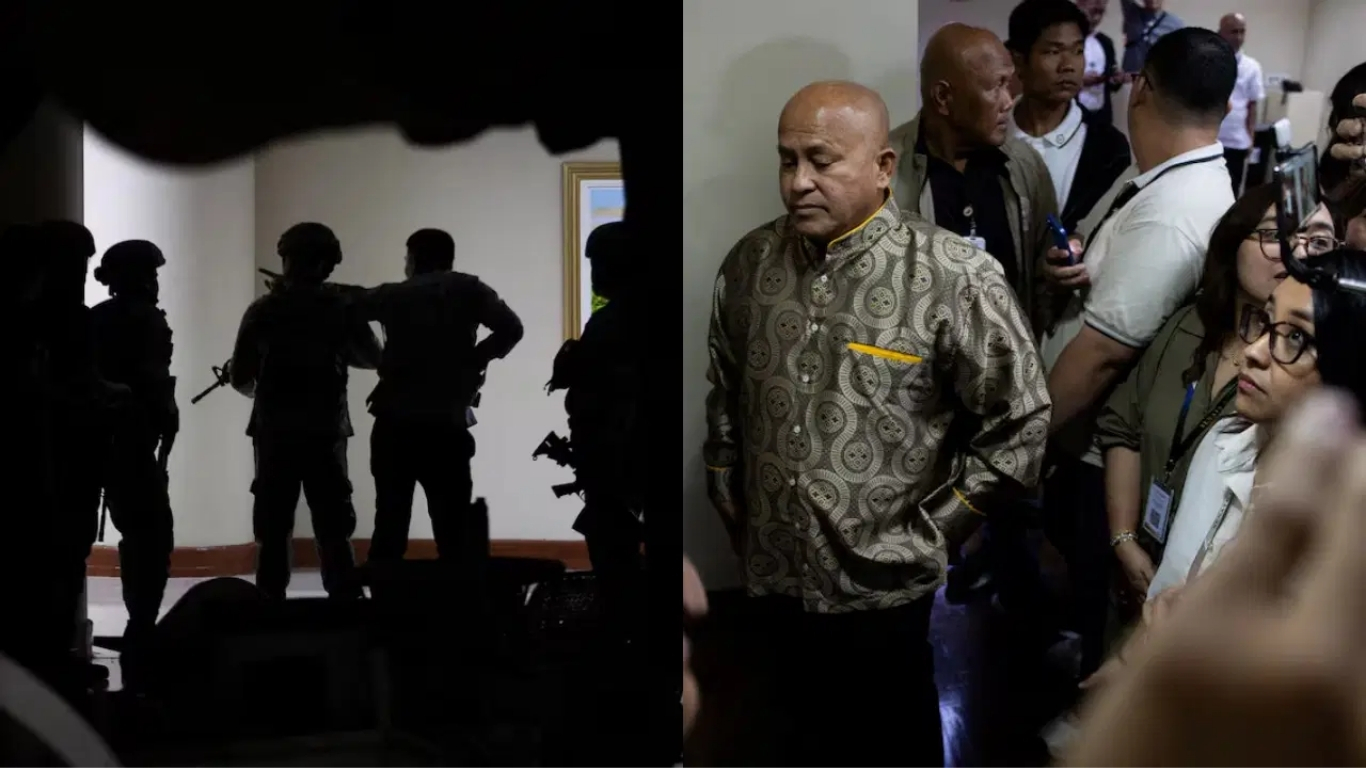 Filipinler Senatosu çevresinde duyulan silah sesleri ülkede paniğe yol açtı.