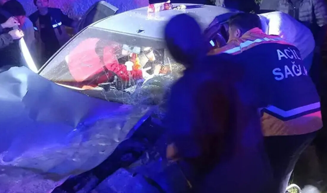 Muş-Hasköy kara yolunda kontrolden çıkan otomobilin takla attığı kazada 20