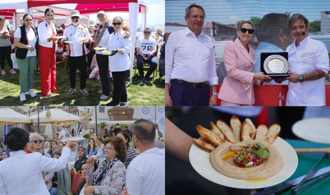 Ayvalık’ta bu yıl ikinci kez düzenlenen GastroFest, üç gün boyunca