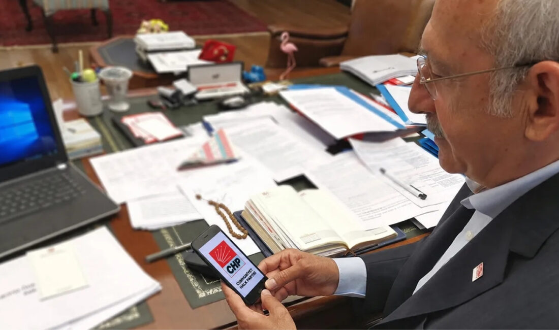 Cumhuriyet Halk Partisi’nin resmi sosyal medya hesabında dikkat çeken bir