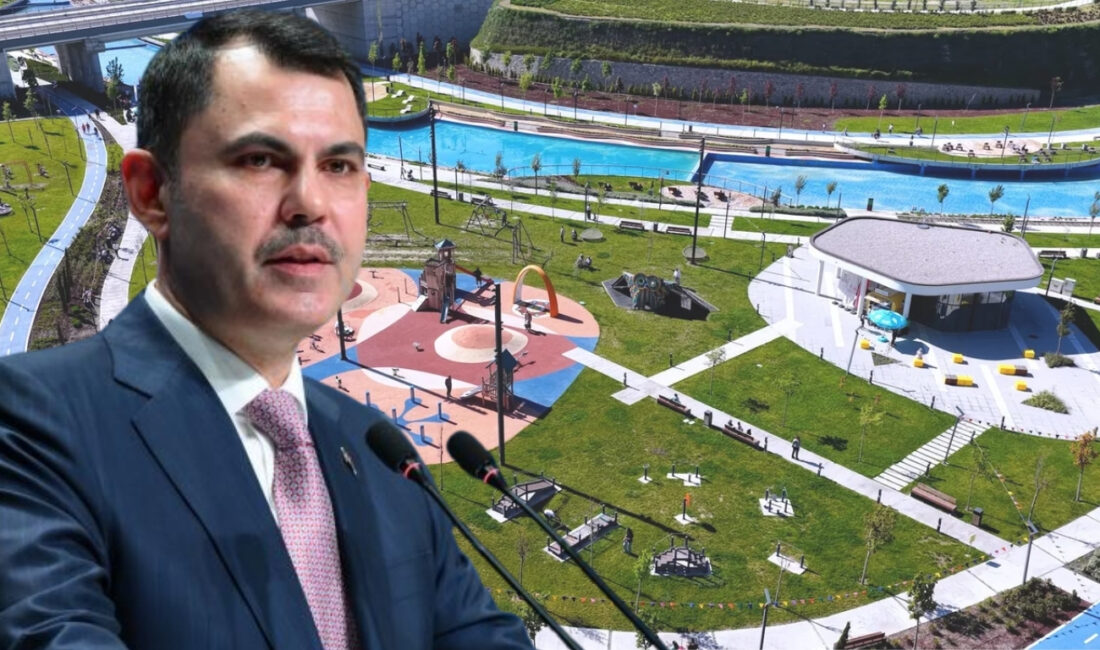 Ankara’da TOKİ tarafından hayata geçirilen İmrahor Vadisi Millet Bahçesi, geniş