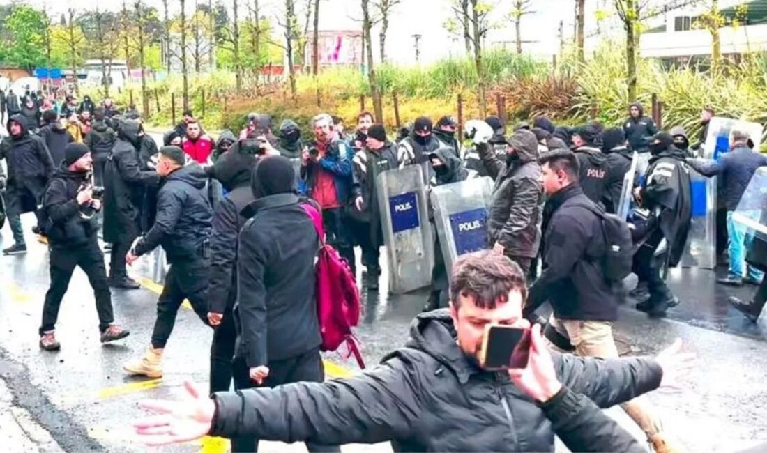 İstanbul’da 1 Mayıs Emek ve Dayanışma Günü kapsamında izinsiz gösteri