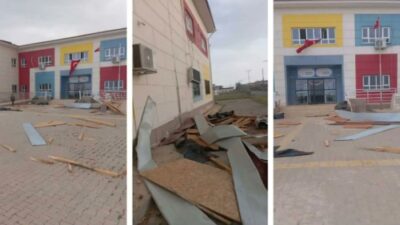 Şanlıurfa Valiliği yaşanan olumsuz hava koşulları nedeniyle okullarda meydana gelen