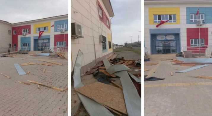 Şanlıurfa Valiliği yaşanan olumsuz hava koşulları nedeniyle okullarda meydana gelen