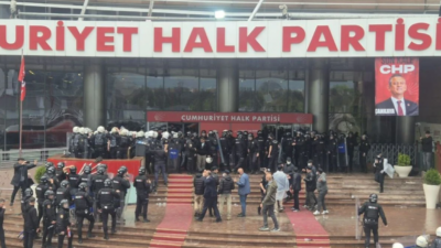 CHP heyetinin, İçişleri Bakanı Çiftçi ile görüşmesinin ardından polis, CHP