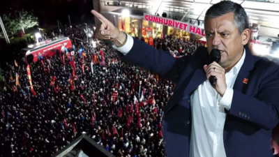 CHP Genel Başkanı Özgür Özel, parti genel merkezinde yapılan 'Partimize,