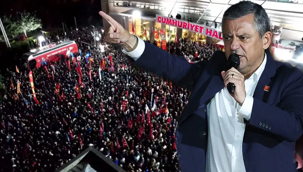 CHP Genel Başkanı Özgür Özel, parti genel merkezinde yapılan 'Partimize,