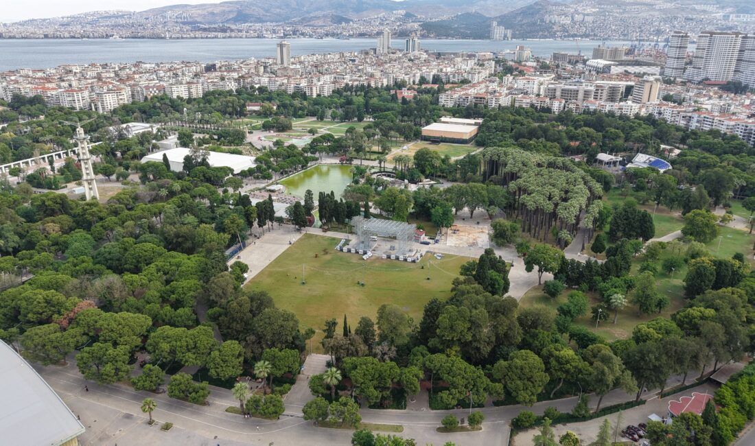 Kültürpark’taki eski lunapark alanı, yaklaşık 16 bin kişilik kapasiteye sahip