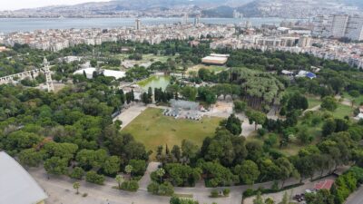 Kültürpark’taki eski lunapark alanı, yaklaşık 16 bin kişilik kapasiteye sahip