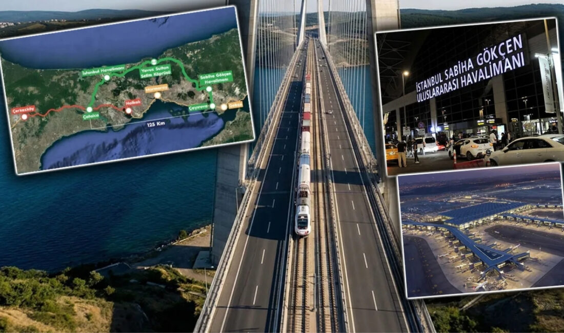 İstanbul ve Sabiha Gökçen Havalimanlarını demiryolu ağıyla birbirine bağlayacak İstanbul
