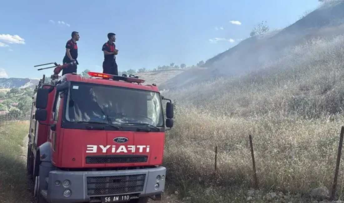 Siirt'te fıstık bahçesinde çıkan yangın kısa sürede büyüyerek çevrede endişeye