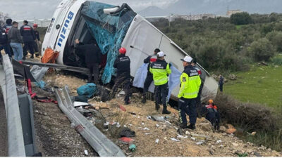 Antalya’da 10 kişinin hayatını kaybettiği, 28 kişinin yaralandığı yolcu otobüsü