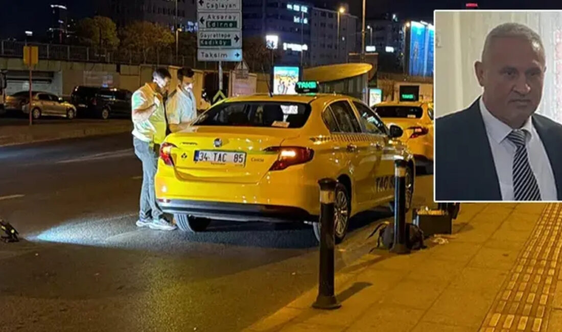İstanbul’un Şişli ilçesinde taksi ücreti nedeniyle çıktığı öne sürülen tartışma