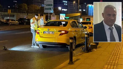 İstanbul’un Şişli ilçesinde taksi ücreti nedeniyle çıktığı öne sürülen tartışma