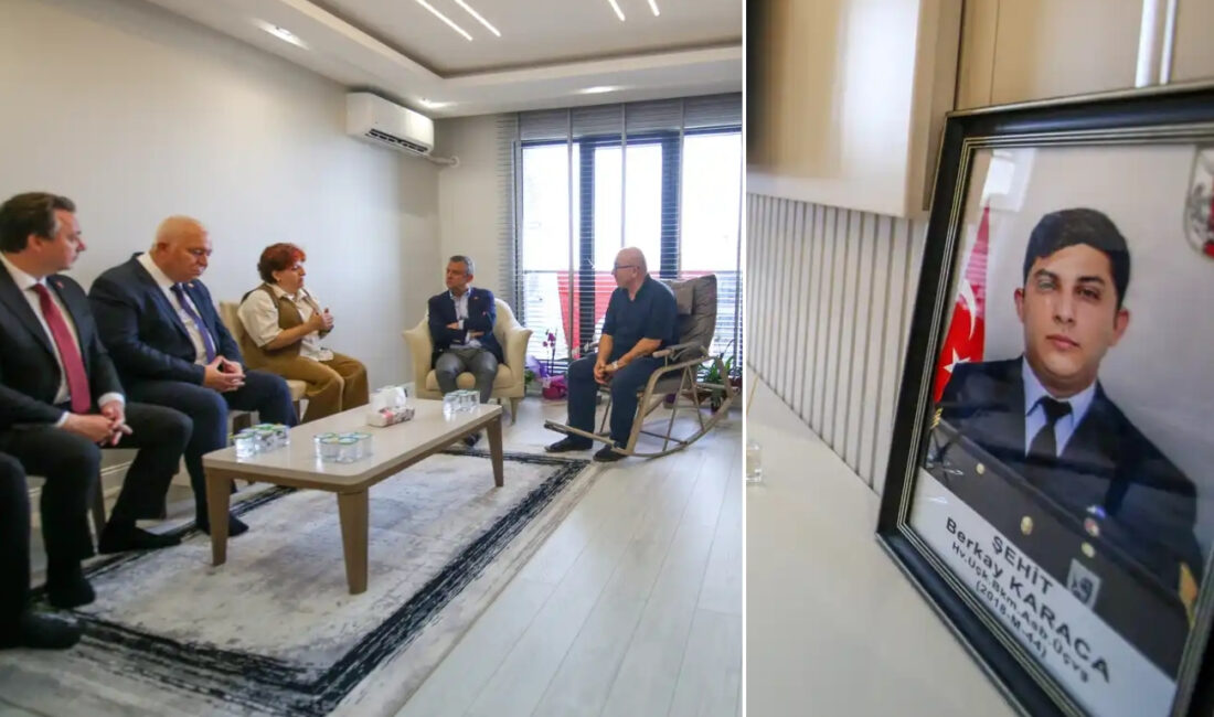 CHP Grup Başkanı Özgür Özel, Kırklareli’nin Lüleburgaz ilçesinde, 2025 yılında