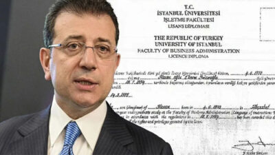 İstanbul Büyükşehir Belediye Başkanı Ekrem İmamoğlu, diplomasının iptaline ilişkin davada