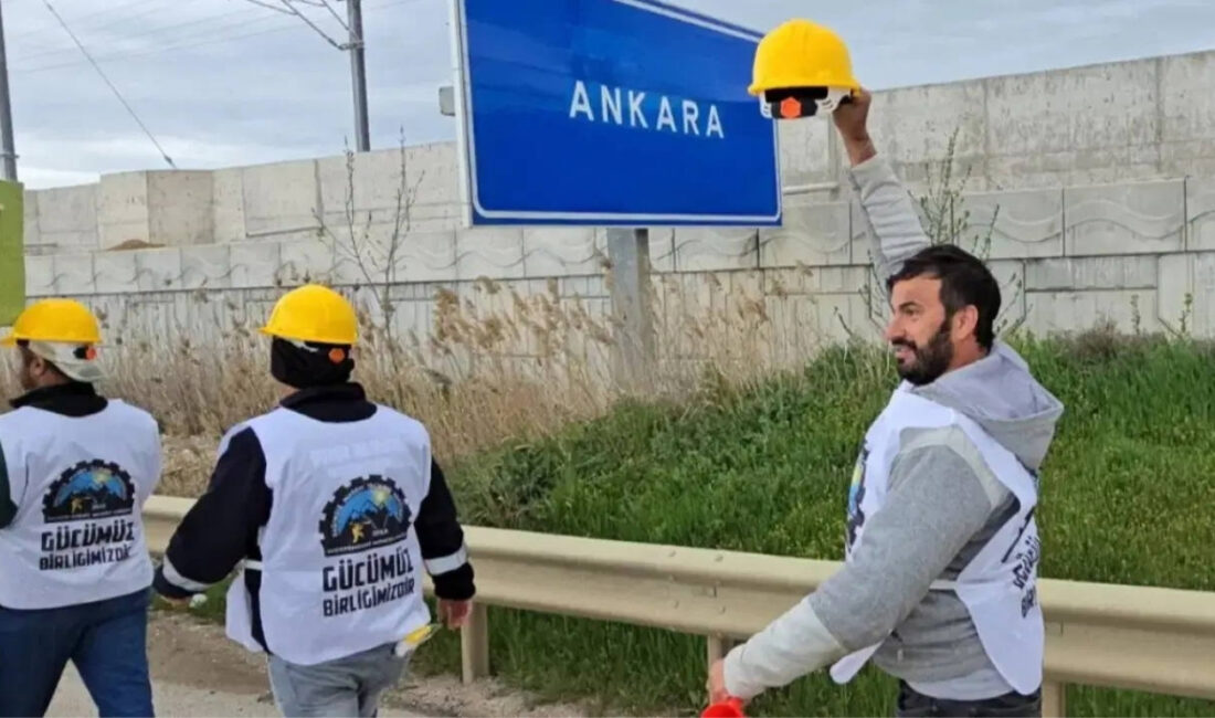 Eskişehir’de faaliyet gösteren Doruk Madencilik işçileri, ücret ve tazminat alacaklarına