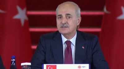 TBMM Başkanı Numan Kurtulmuş, İstanbul'da düzenlenen NATO Parlamenterler Zirvesi'nde yaptığı