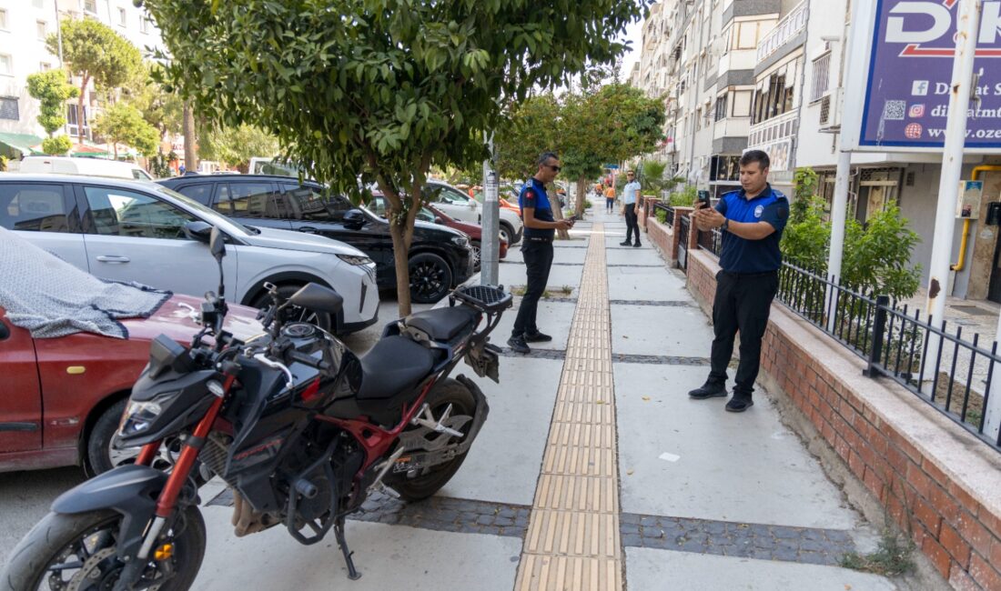 Kent düzenini korumak ve kamusal alanların işgal edilmesini önlemek için