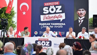 Kepez Belediye Başkanı Mesut Kocagöz, her hafta belediye hizmet binasında