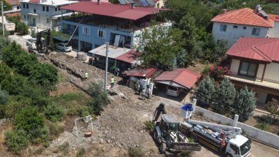 MUSKİ Genel Müdürlüğü, Köyceğiz ilçesinde kanalizasyon altyapısı bulunmayan noktalarda çalışmalarını
