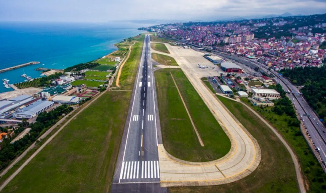 Trabzon Havalimanı, artan yolcu talebine yanıt vermek amacıyla deniz dolgusu