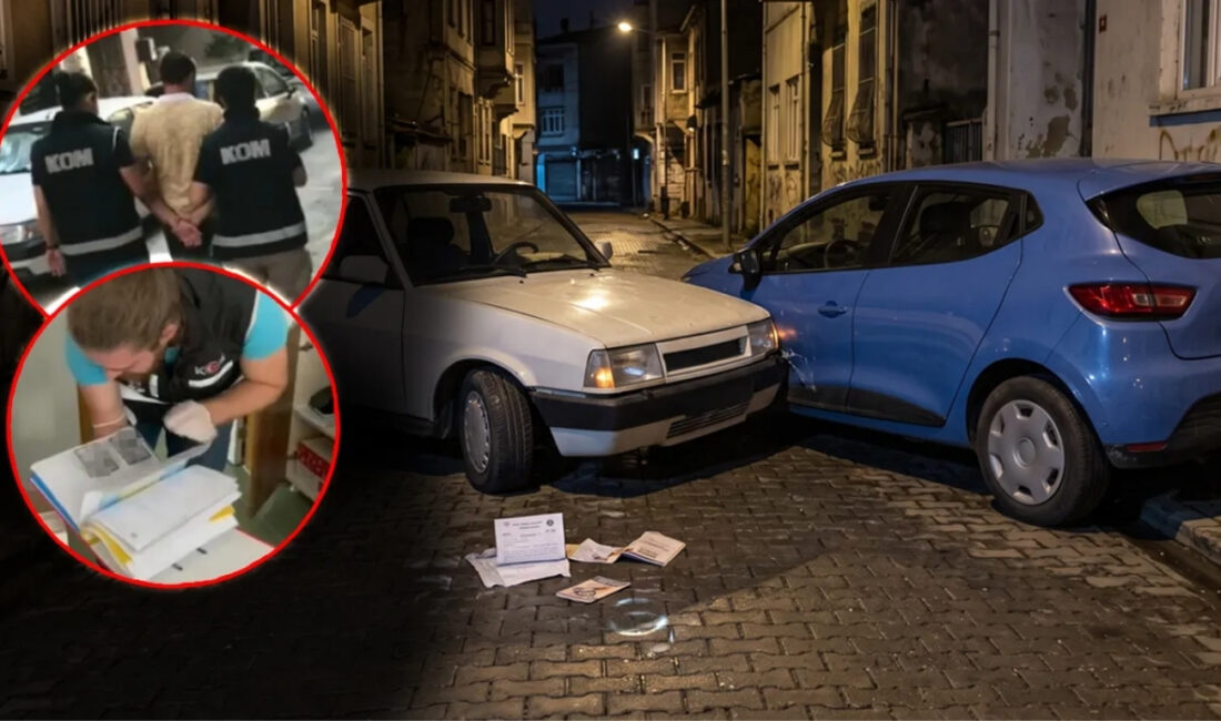 İzmir merkezli operasyonda, sahte trafik kazaları düzenleyerek sigorta şirketlerini yaklaşık