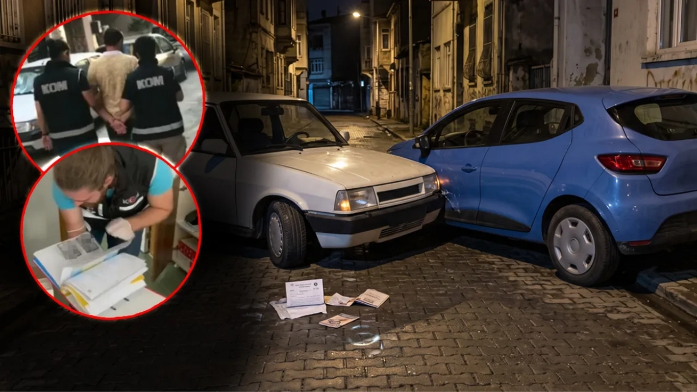 İzmir merkezli operasyonda, sahte trafik kazaları düzenleyerek sigorta şirketlerini yaklaşık