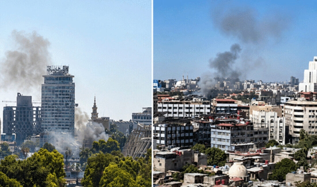 Son dakika haberi... Suriye'nin başkenti Şam'da patlama meydana geldi. Fransız