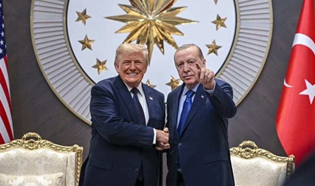 Cumhurbaşkanı Recep Tayyip Erdoğan, Ankara’daki Cumhurbaşkanlığı Külliyesi’nde ABD Başkanı Donald