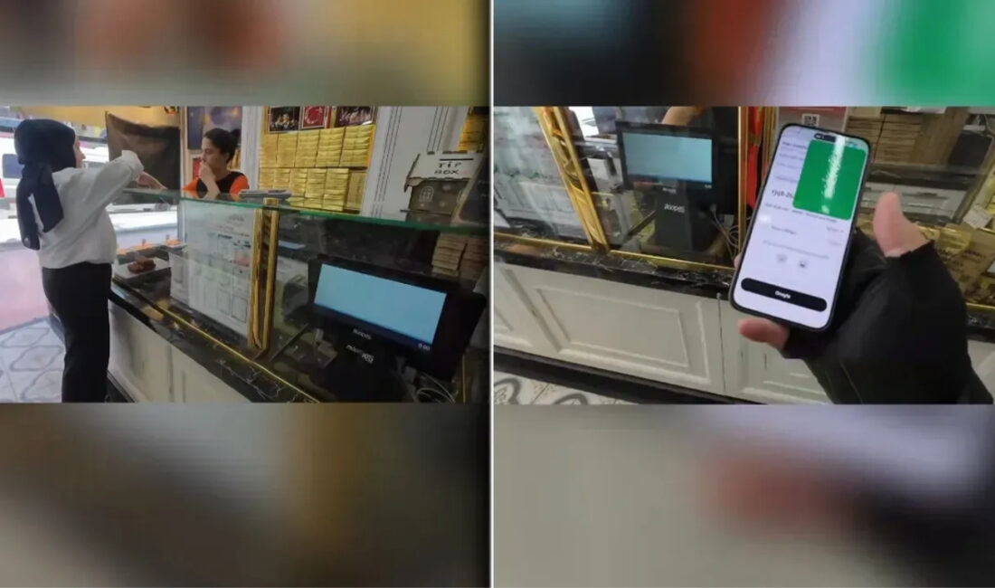 Ankara’da bir kurye, online siparişle hazırlanan “250 gram ekler” paketinin