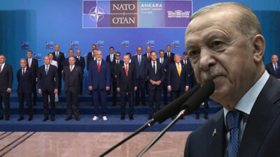 Son dakika haberi... Cumhurbaşkanı Erdoğan, Cumhurbaşkanlığı Sergi Salonu'nda 36. NATO