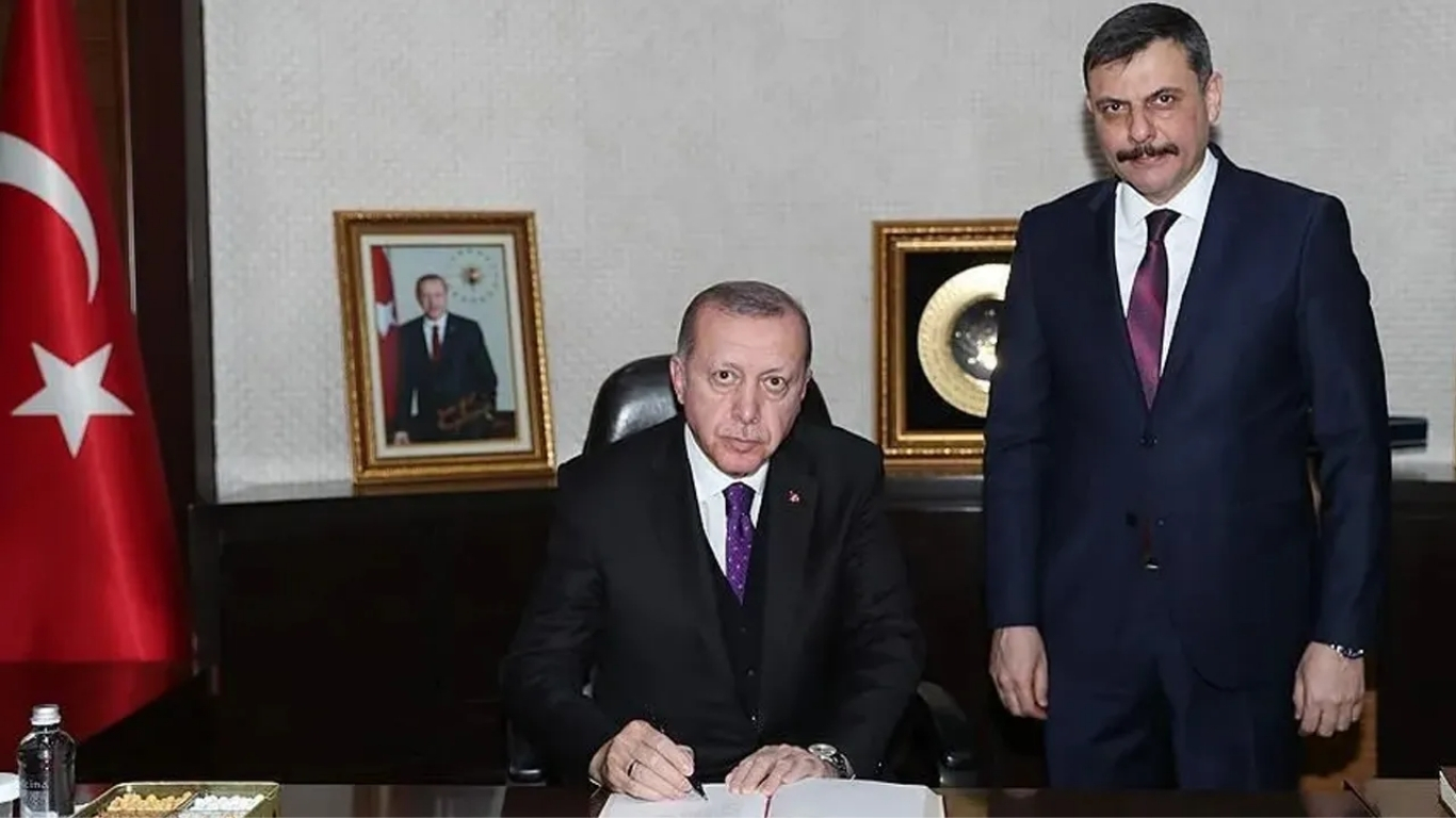 İçişleri Bakanı Mustafa Çiftçi, Cumhurbaşkanı Recep Tayyip Erdoğan ile ilk