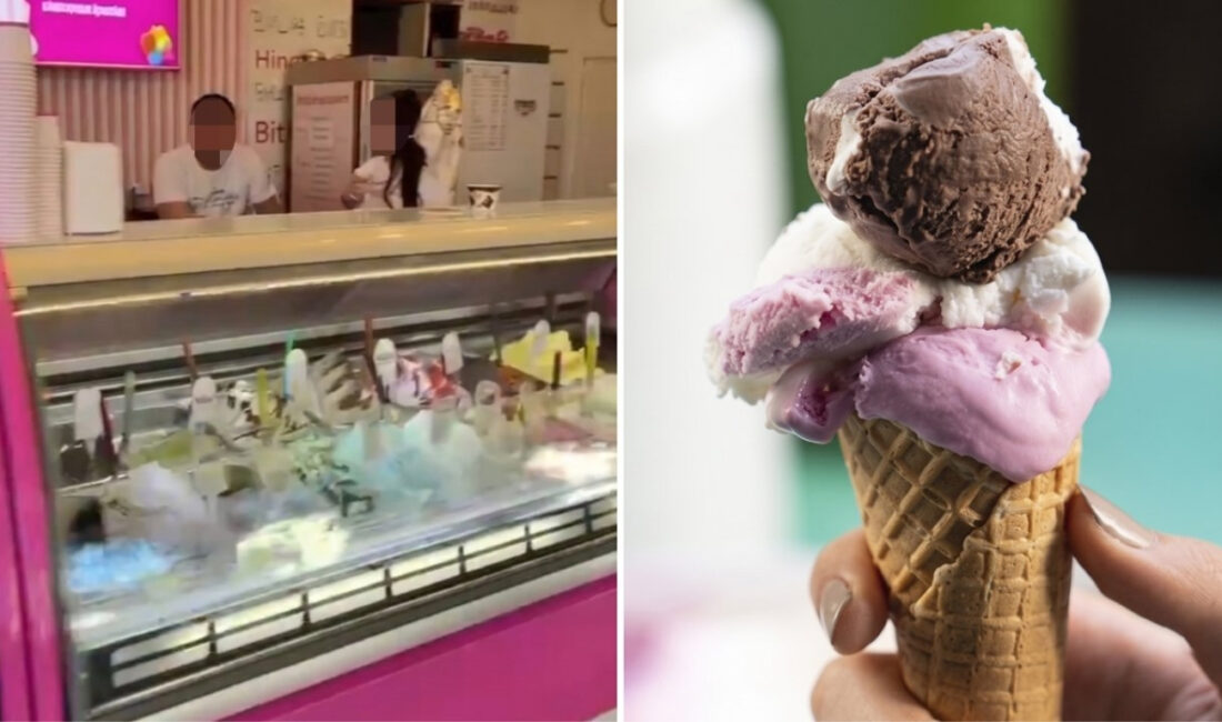 Muğla’nın Bodrum ilçesinde bir işletmede tek top dondurmanın 400 TL’ye