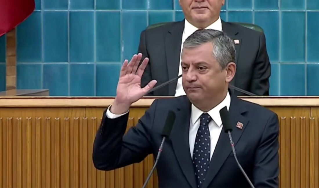 CHP Grup Başkanı Özgür Özel, TBMM Grup Toplantısı'nda yaptığı konuşmada