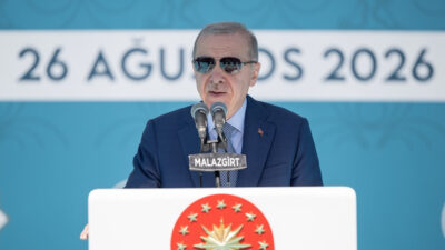 Cumhurbaşkanı Erdoğan, Malazgirt Meydan Muharebesi Tarihi Milli Parkı alanında düzenlenen