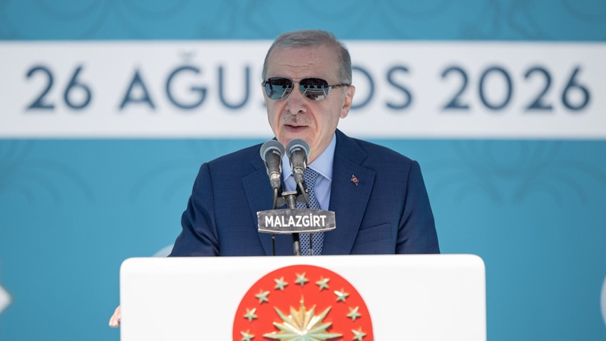 Cumhurbaşkanı Erdoğan, Malazgirt Meydan Muharebesi Tarihi Milli Parkı alanında düzenlenen