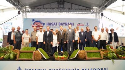 İBB, tarihinde ilk kez 2020 yılında başlattığı tarım desteklerinin hasat