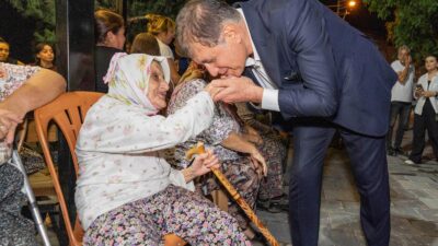 İzmir Büyükşehir Belediye Başkanı Dr. Cemil Tugay, Beydağ’ın Erikli Mahallesi