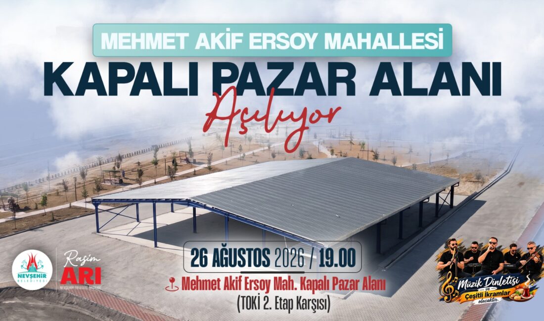 Nevşehir Belediye Başkanı Rasim Arı’nın “Vatandaşlarımıza ve esnafımıza konforlu alışveriş