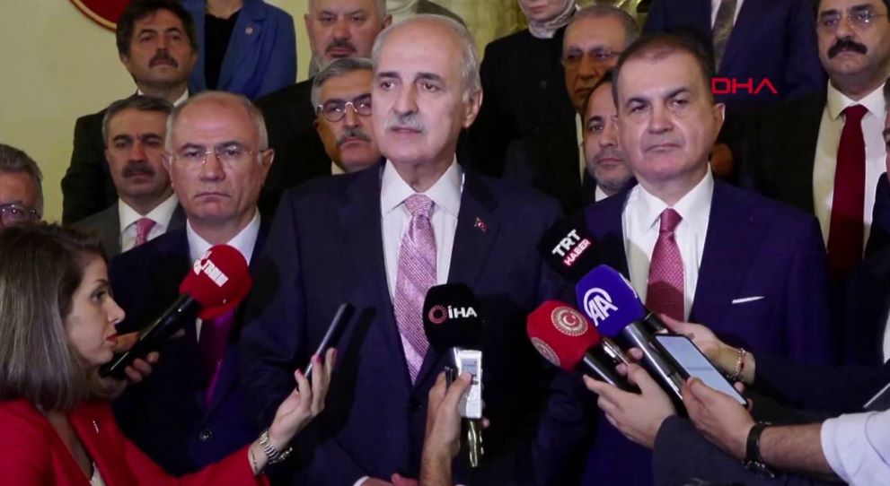 TBMM Başkanı Numan Kurtulmuş, Meclis'teki oylamada 468 kabul oyu ile