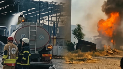 Manisa Salihli Sanayi Sitesi'ndeki bir dolum tesisinde sabah saatlerinde patlama