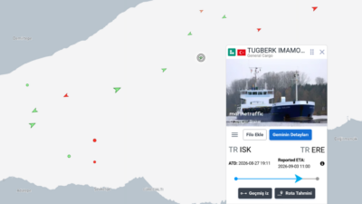 İstanbul Silivri açıklarında iki gemi çarpıştı. Gemilerden biri ve içerisinde