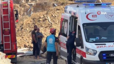 Son dakika haberi... İstanbul Başakşehir'de bir inşaat alanında meydana gelen