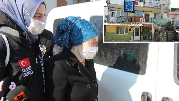 Kocaeli’de 2021 yılında yeni doğan bebeğini banyoda 9 kez bıçaklayarak
