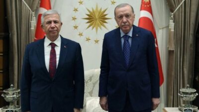 Ankara Büyükşehir Belediye Başkanı Mansur Yavaş, Cumhurbaşkanı Recep Tayyip Erdoğan