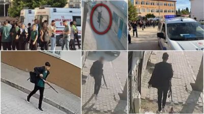 Manisa’nın Turgutlu ilçesinde bir okulun önünde silah sesi duyuldu, öğrenciler