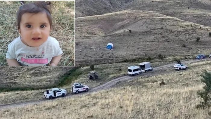 Sivas’ın Divriği ilçesinde 6 gündür kayıp olan 11 aylık Büşra