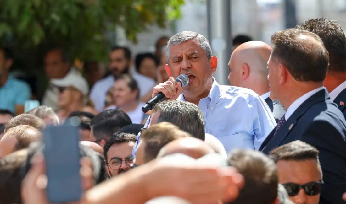 YENİ Parti Genel Başkanı Özgür Özel, Tekirdağ’ın Çorlu ilçesinde düzenlenen