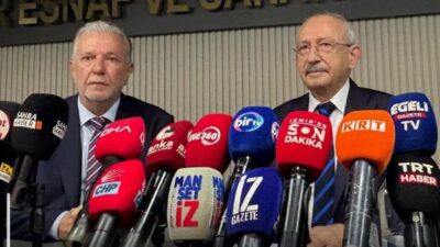 İzmirli esnaflarla bir araya gelen CHP Genel Başkanı Kemal Kılıçdaroğlu,